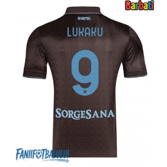 SSC Napoli Romelu Lukaku #9 Tricou Fotbal Replică 2025-26 Barbati Treilea